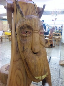 木彫りのおっさん