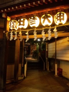 夜の猿田彦神社